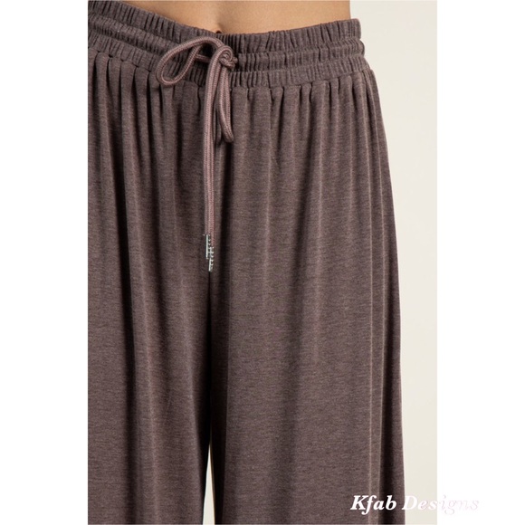 ❤️LAST! AMAZINGLY SOFT SIDE SLIT WIDE LEG PANTS! - Picture 7 of 8